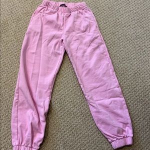 Brandy Melville Bubble Gum pink rosa sweatpants